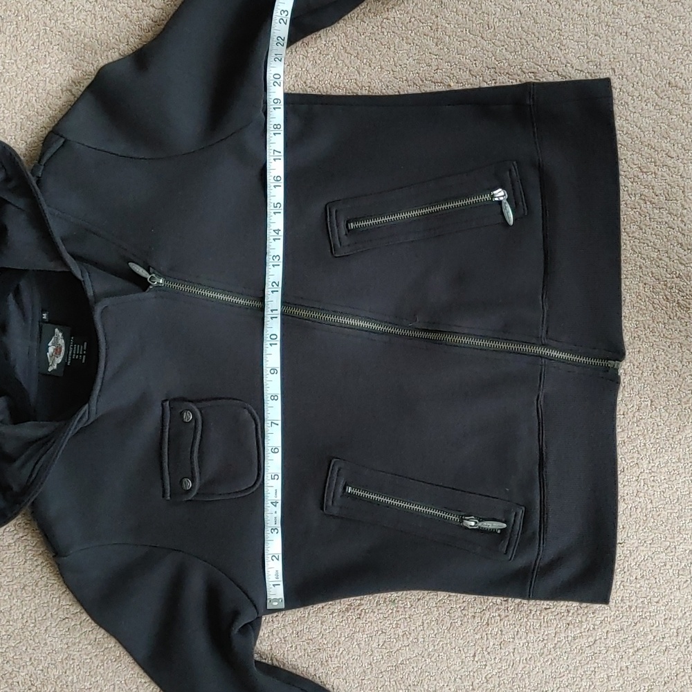 Harley Davidson Zip Up Hoodie Sweater Jacket M - Picture 6 of 8